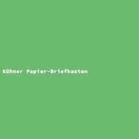 Kühner Papier-Briefkasten