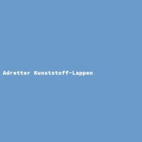 Adretter Kunststoff-Lappen