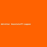 Adretter Kunststoff-Lappen