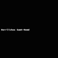 Herrliches Samt-Hemd