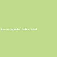 Hervorragender Seide-Schal