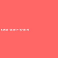 Kühne Wasser-Rutsche