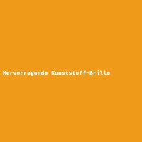 Hervorragende Kunststoff-Brille
