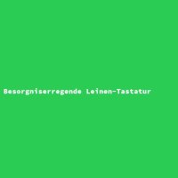 Besorgniserregende Leinen-Tastatur