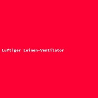 Luftiger Leinen-Ventilator