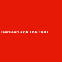 Besorgniserregende Seide-Tasche