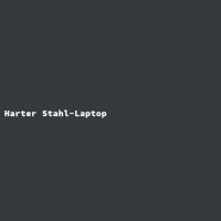 Harter Stahl-Laptop