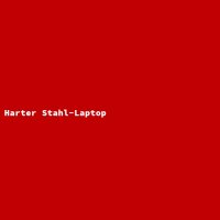 Harter Stahl-Laptop