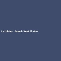 Leichter Gummi-Ventilator