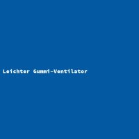 Leichter Gummi-Ventilator