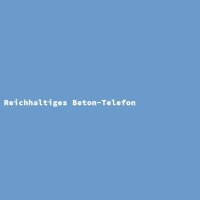 Reichhaltiges Beton-Telefon