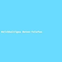 Reichhaltiges Beton-Telefon